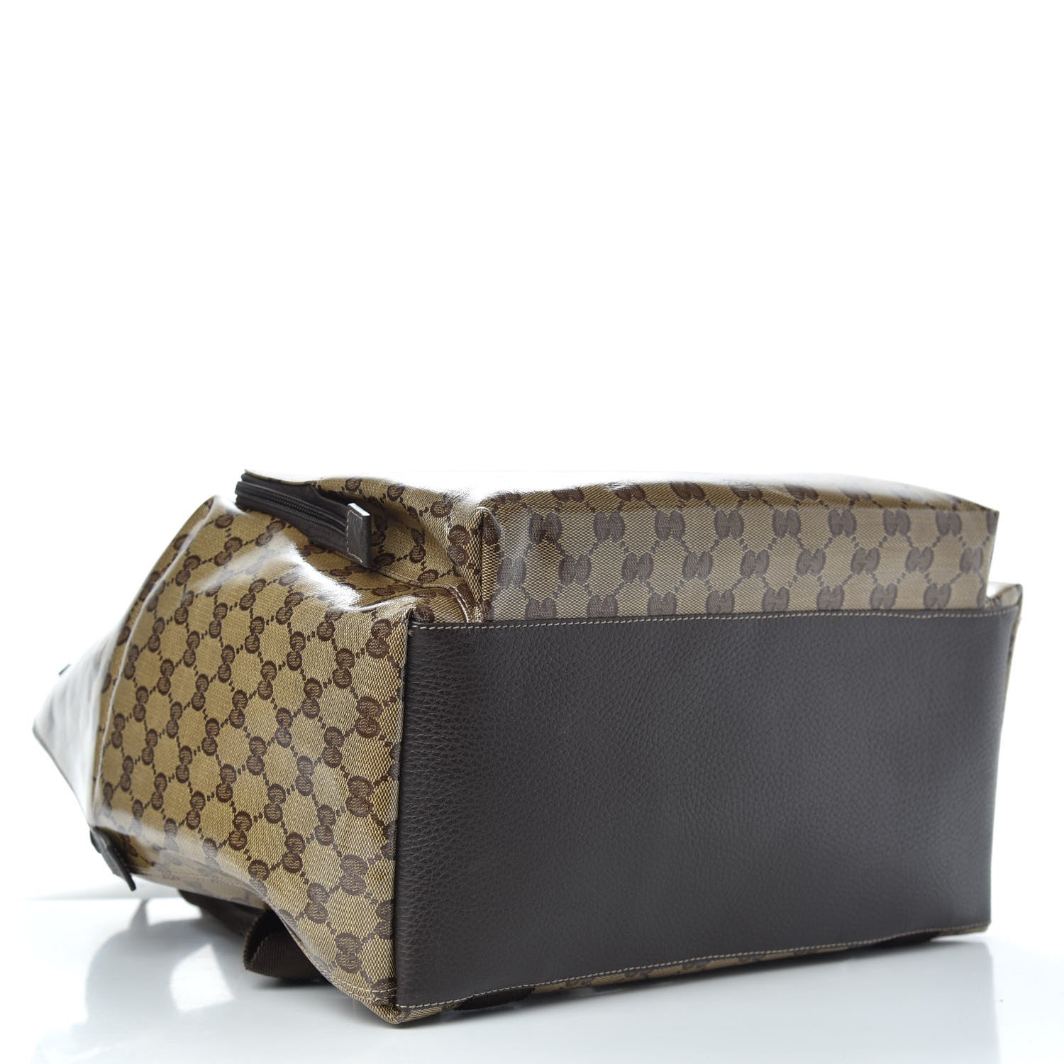 Gucci Crystal Monogram Backpack Dark Brown 3 of 8