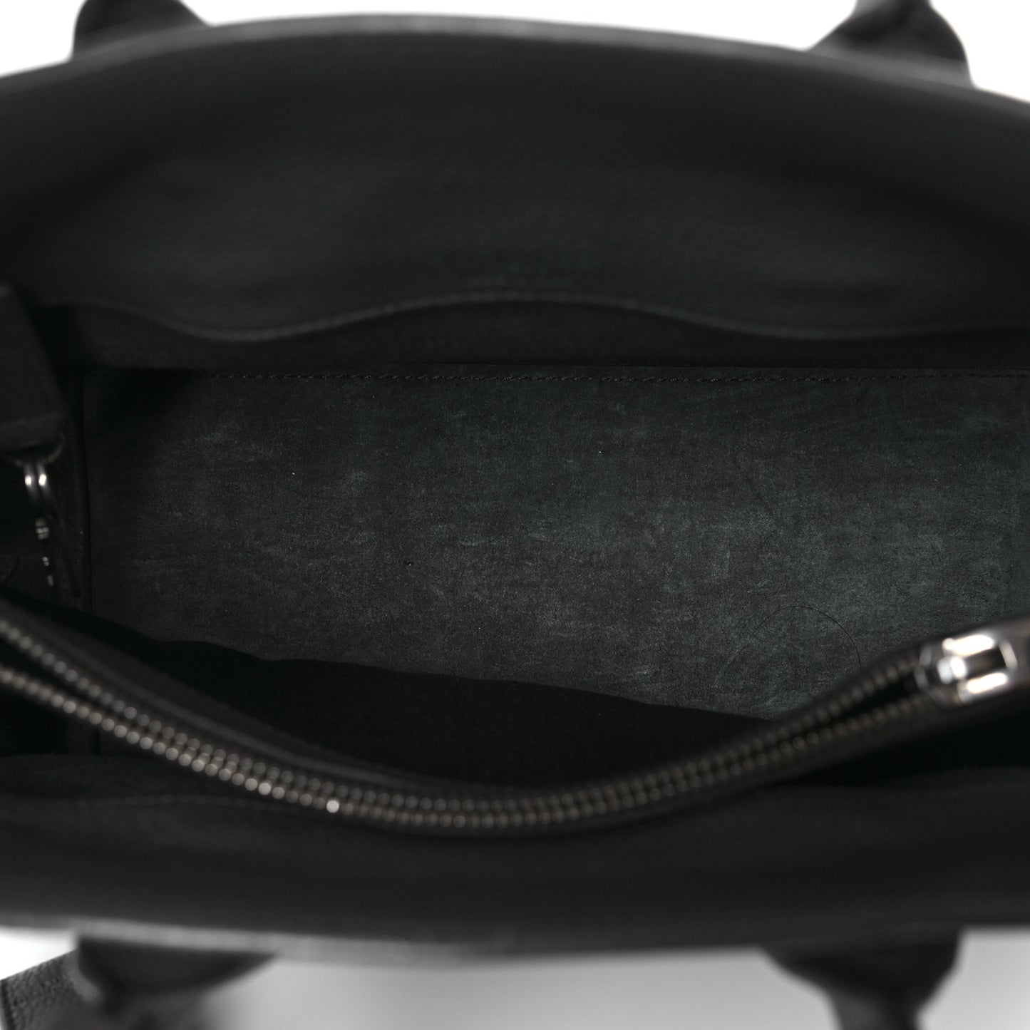 Grained Calfskin Baby Sac De Jour Souple Coal