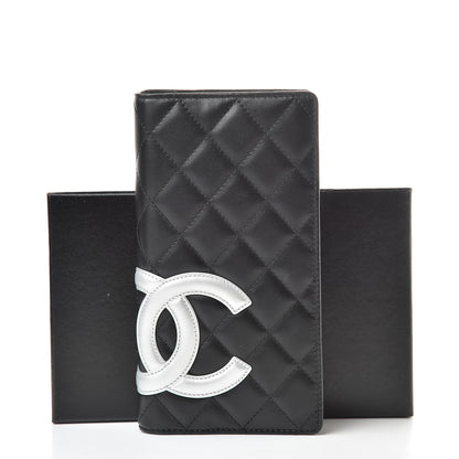 Chanel Calfskin Quilted Cambon Agenda Planner Black Silver 10 of 10
