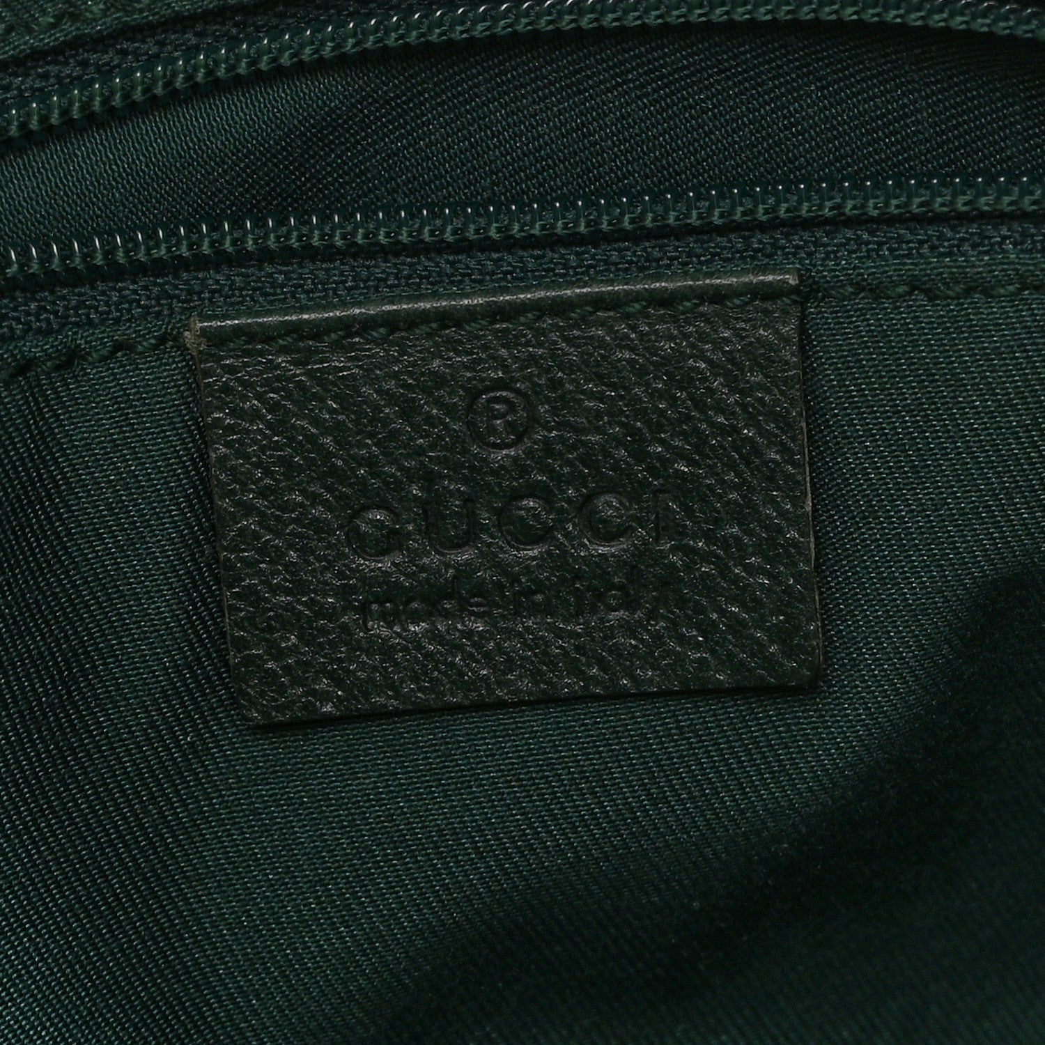 Gucci Monogram Large Abbey Tote Green 6 of 10