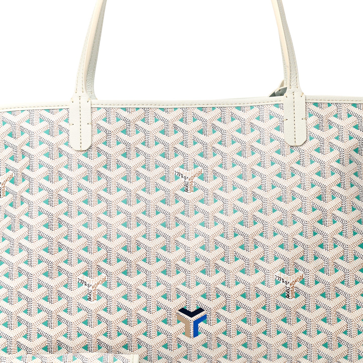 Goyardine Saint Louis Claire Voie GM White Opaline
