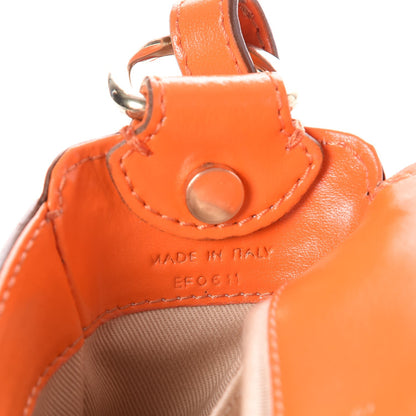 Givenchy Shiny Lambskin Obsedia Shoulder Bag Orange 10 of 10