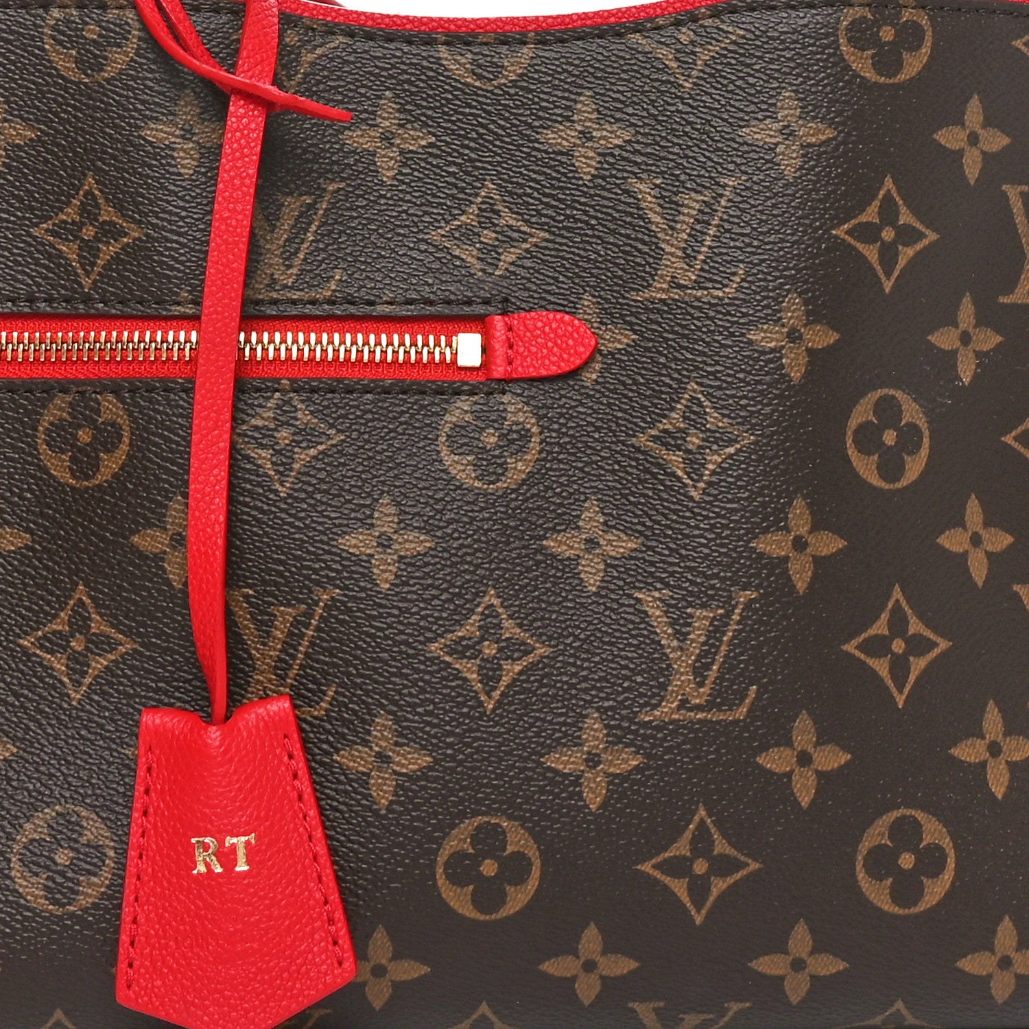 Louis Vuitton Monogram Popincourt PM Red 8 of 11