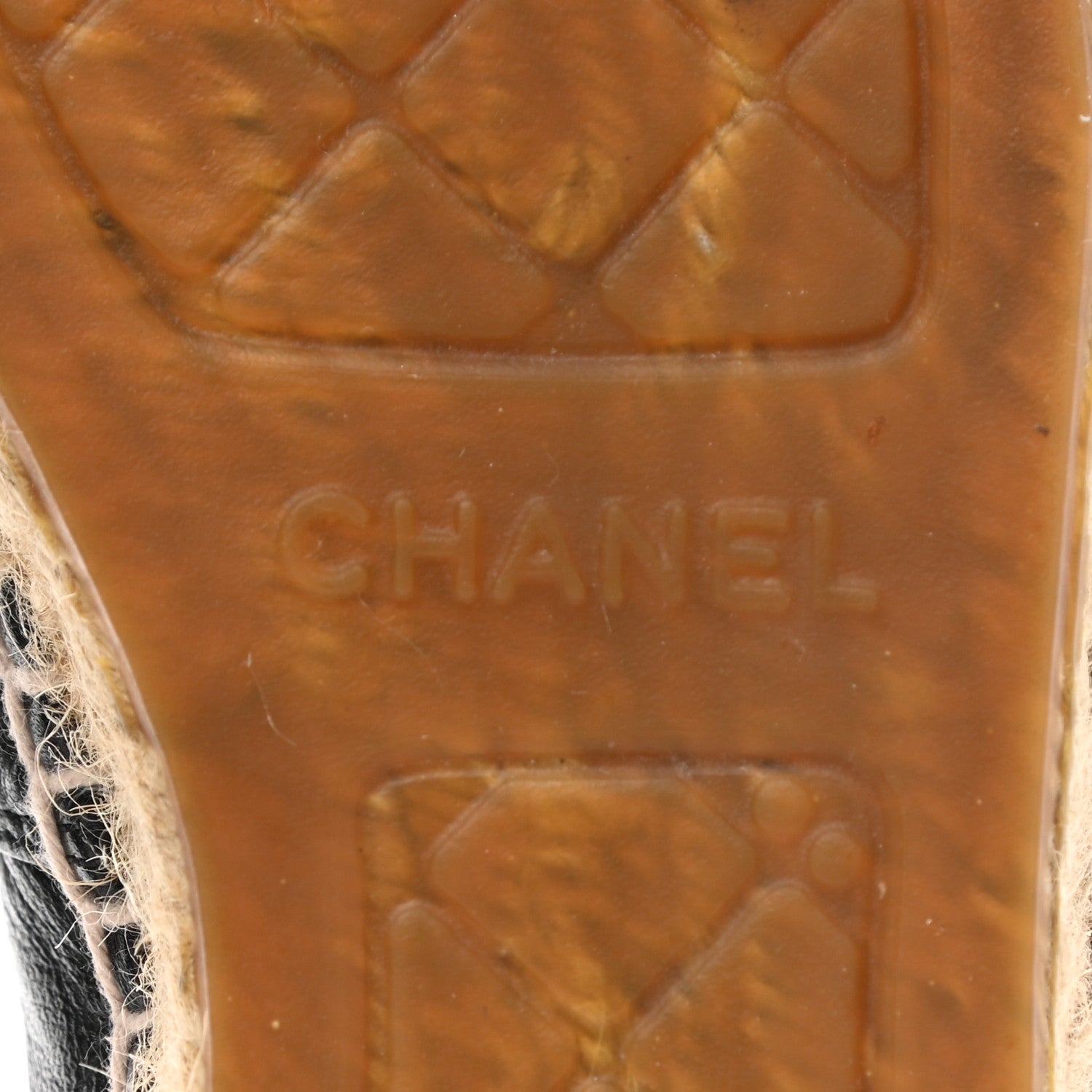 Chanel Lambskin CC Espadrilles 36 Black 7 of 9