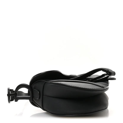 Christian Dior Ultra Matte Calfskin Mini Saddle Bag Black 4 of 11