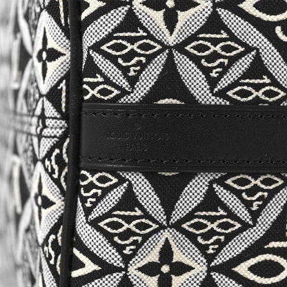 Louis Vuitton Jacquard Since 1854 Speedy Bandouliere 25 Grey 7 of 9