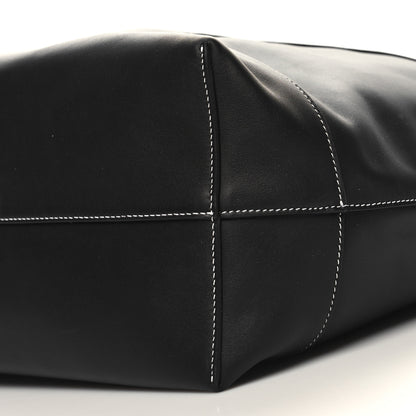 Salvatore Ferragamo Calfskin Cut Out Hobo Black 12 of 13