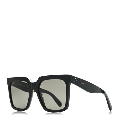 Celine Acetate Square Sunglasses Black 1 of 7