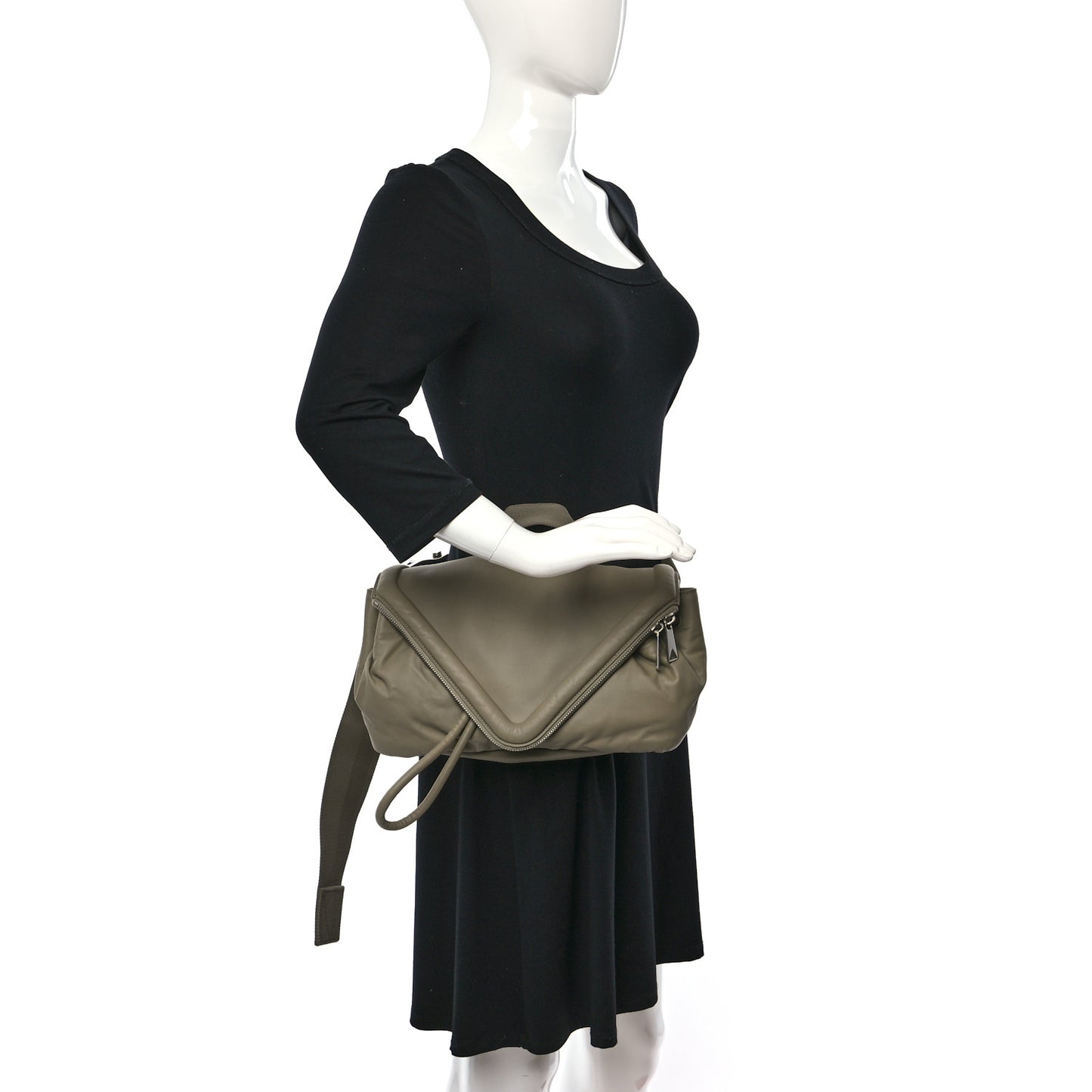 Nappa Beak Belt Bag Travertine