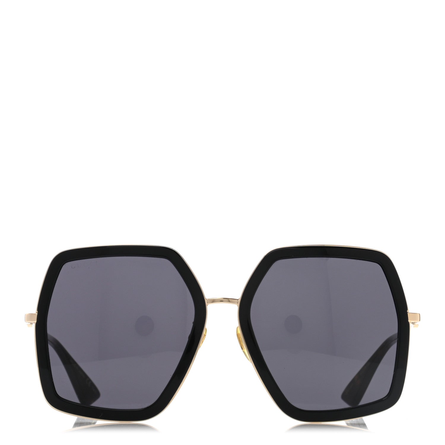 Gucci Acetate Oversize Square Frame GG0106S Sunglasses Black 2 of 8
