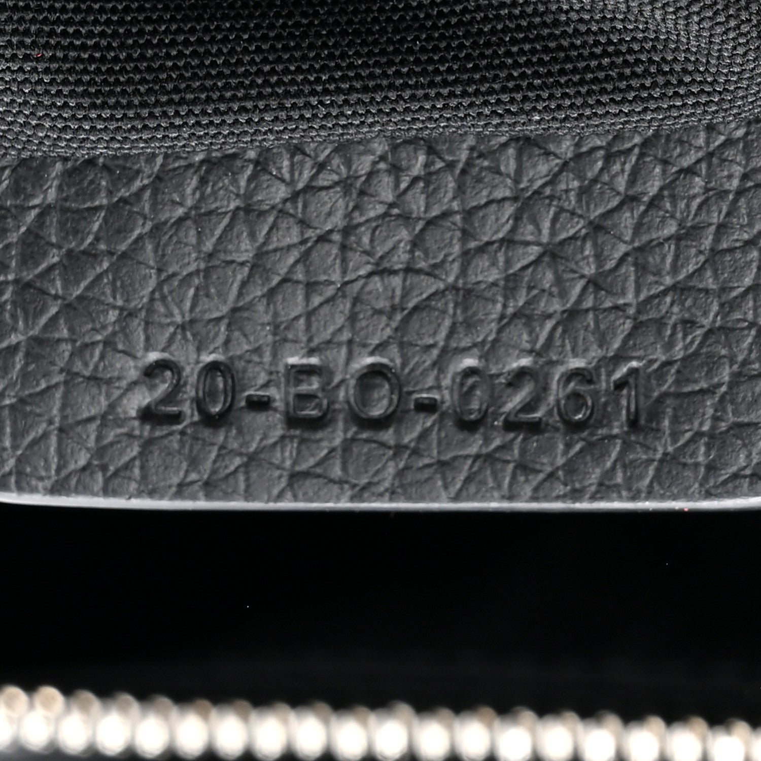 Christian Dior Grained Calfskin Mens Mini Saddle Bag Black 7 of 10