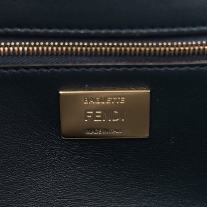 Fendi Velvet Tappetino Marble Baguette Bleu Multicolor 6 of 10