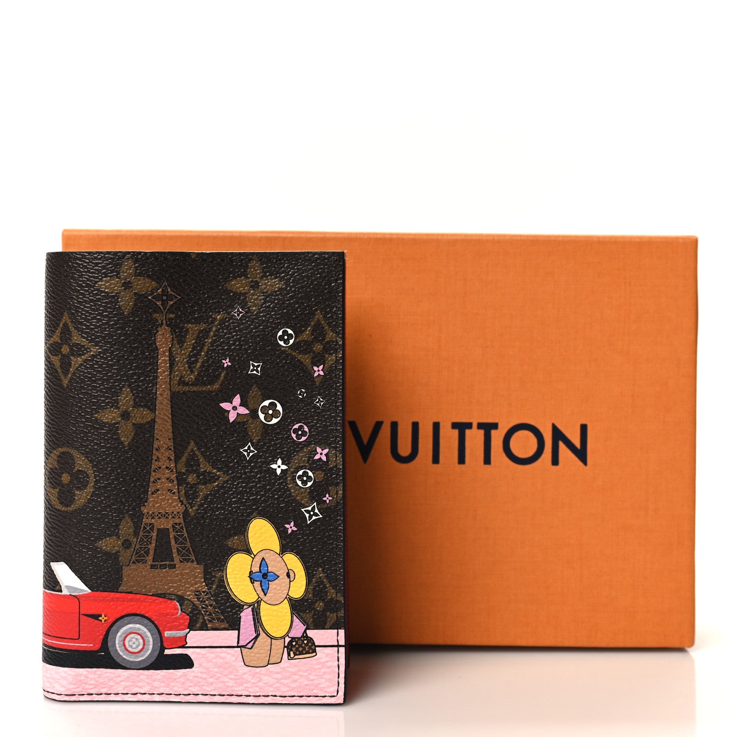 Louis Vuitton Monogram 2019 Christmas Animation Passport Cover Rouge 7 of 7