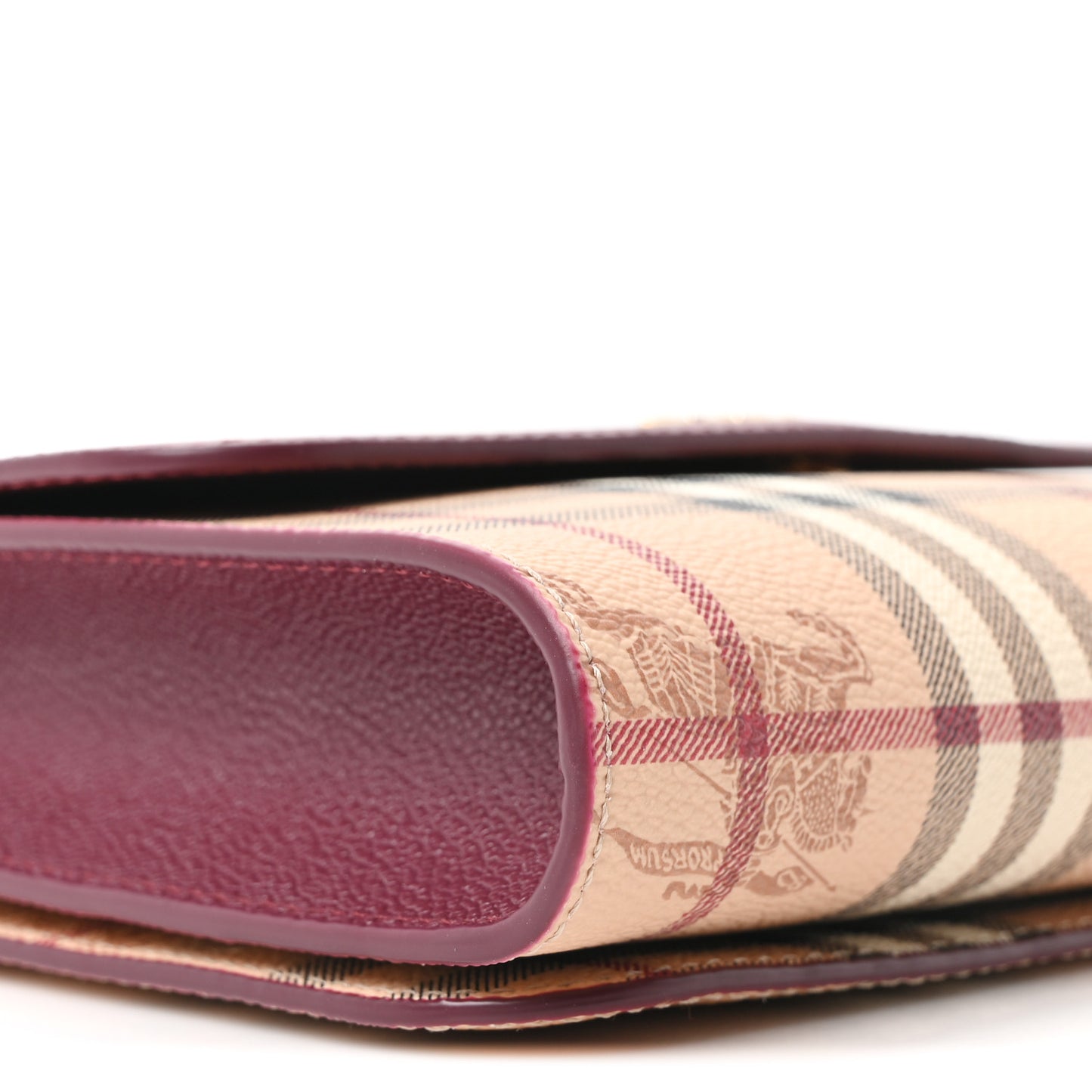 Haymarket Check Small Loxley Crossbody Dark Plum
