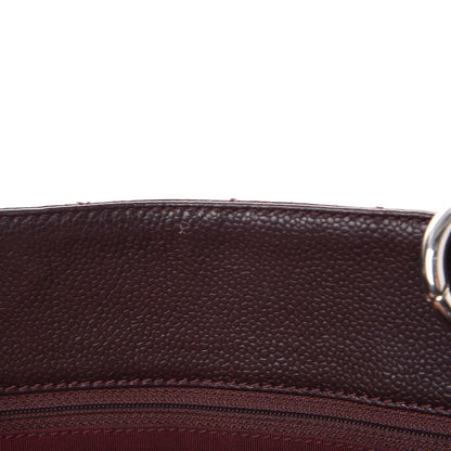 Chanel Caviar Quilted Grand Shopping Tote GST Dark Burgundy 9 of 21