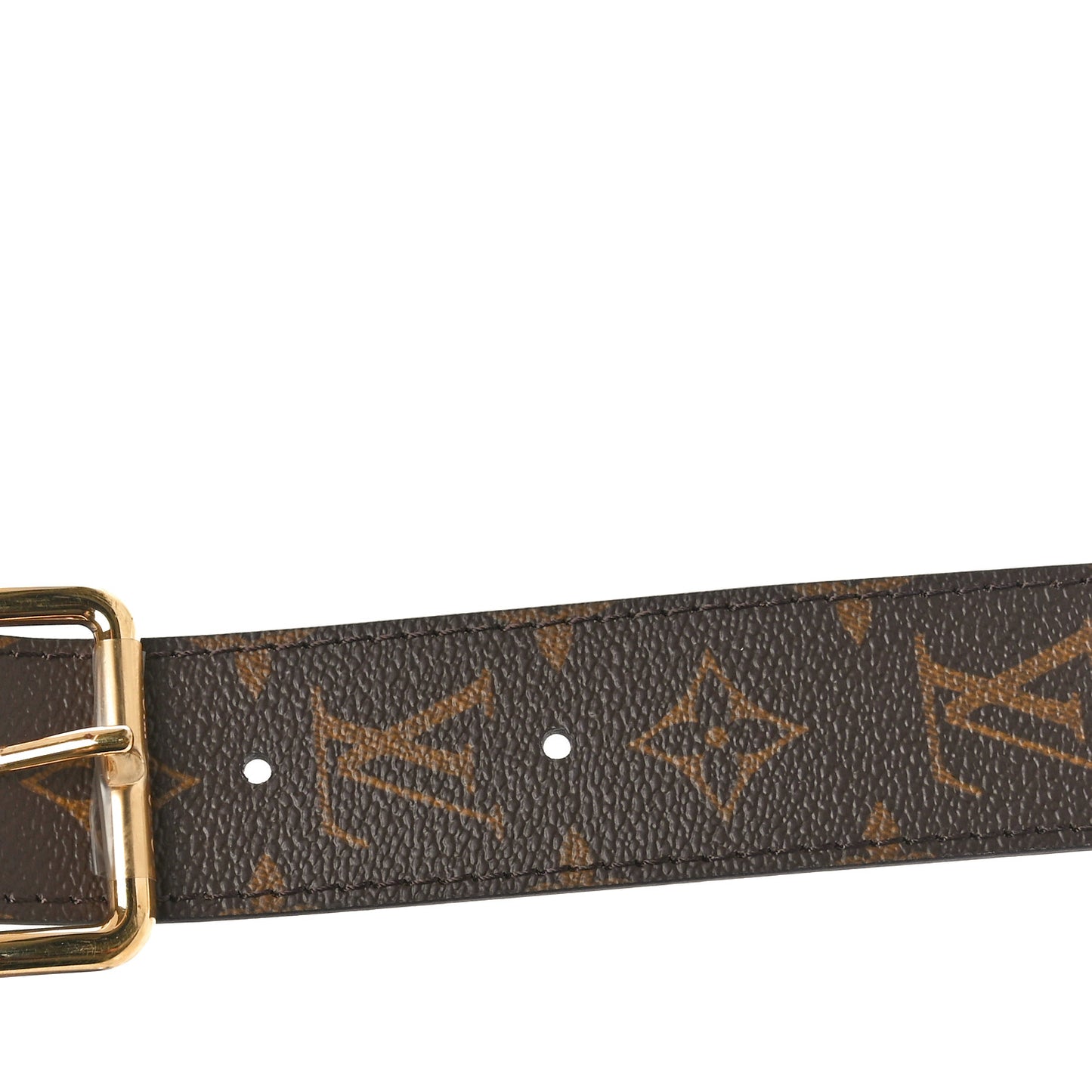 Monogram Adjustable Papillon Shoulder Strap Brown