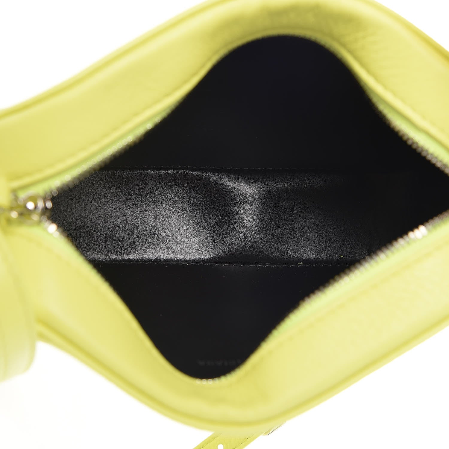 Balenciaga Calfskin Logo XS Everyday Camera Bag Acid Green Black 5 of 9