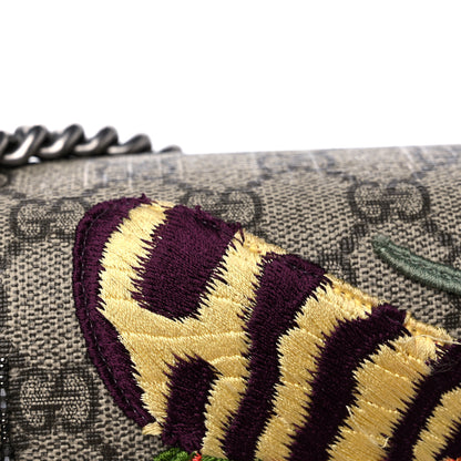 Gucci GG Supreme Monogram Embroidered Medium Dionysus Shoulder Bag Beige Hibiscus 13 of 13