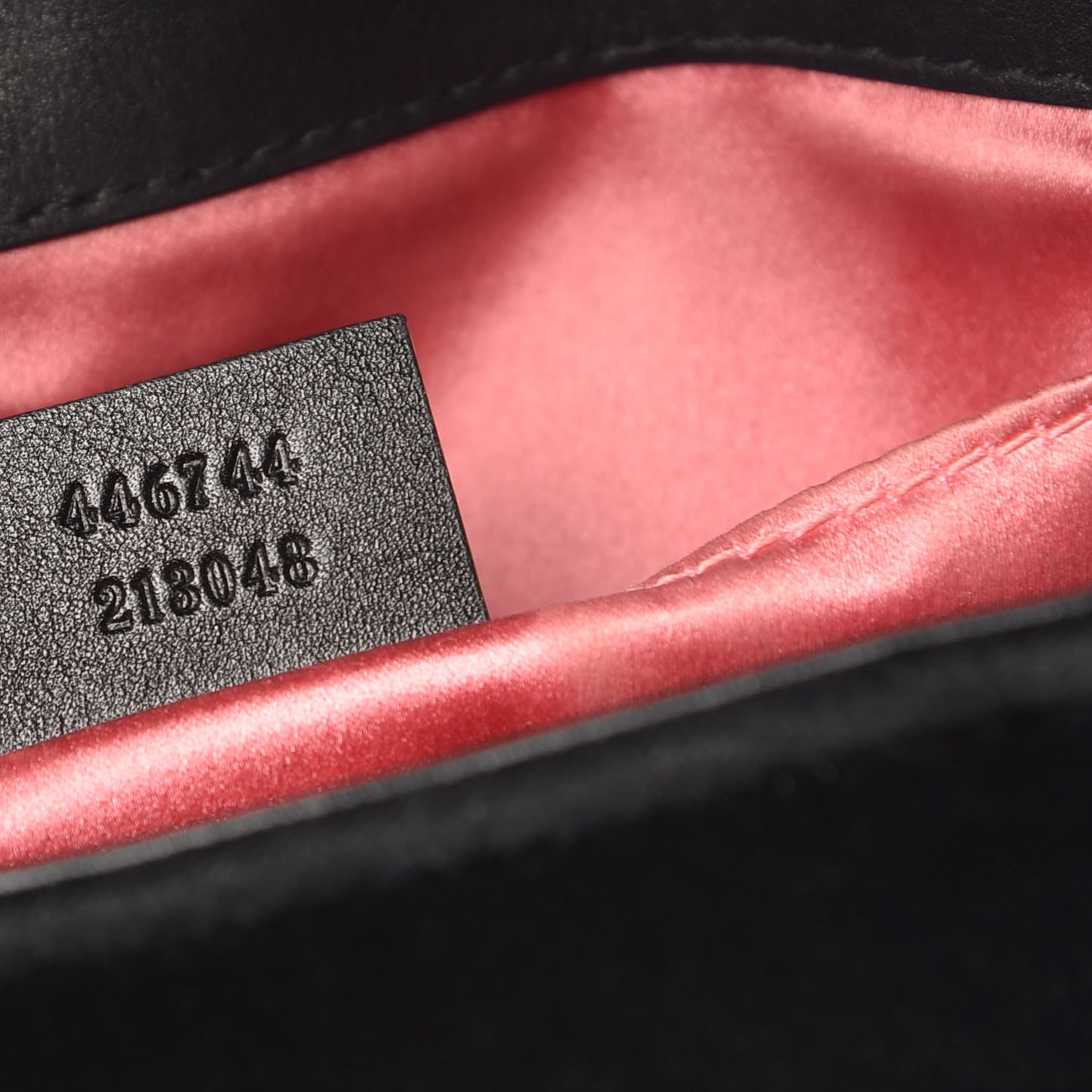 Velvet Matelasse Mini GG Marmont Shoulder Bag Black