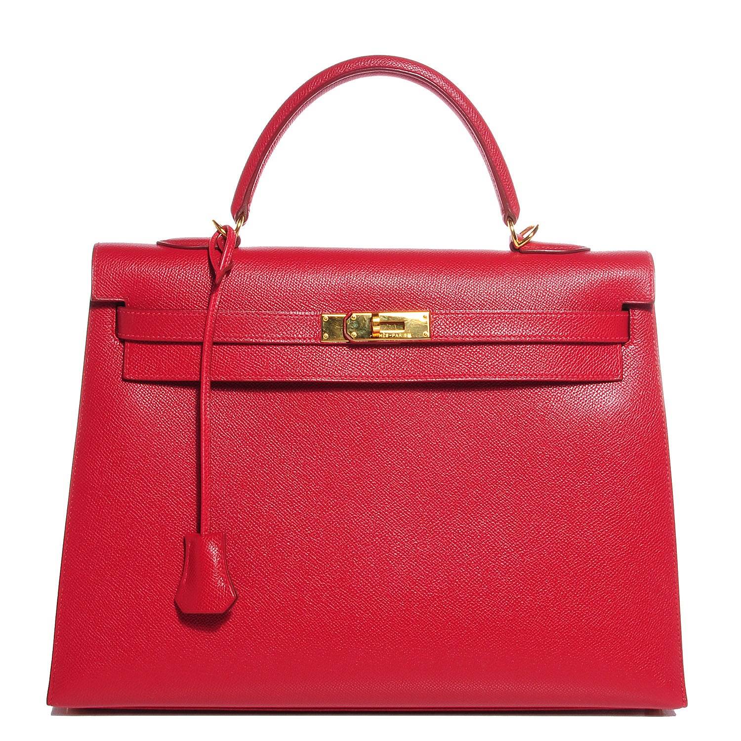 Hermes Courchevel Kelly Sellier 35 Rouge Vif 1 of 22