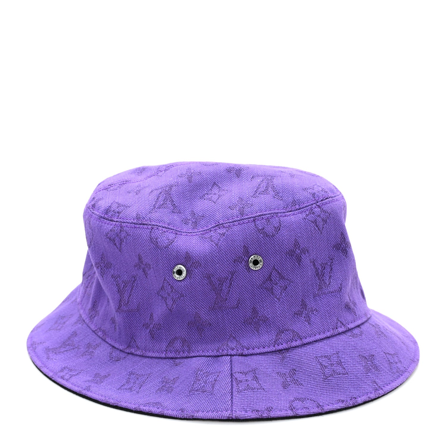 Louis Vuitton Monogram Denim Essential Bucket Hat 60 Violet 4 of 9