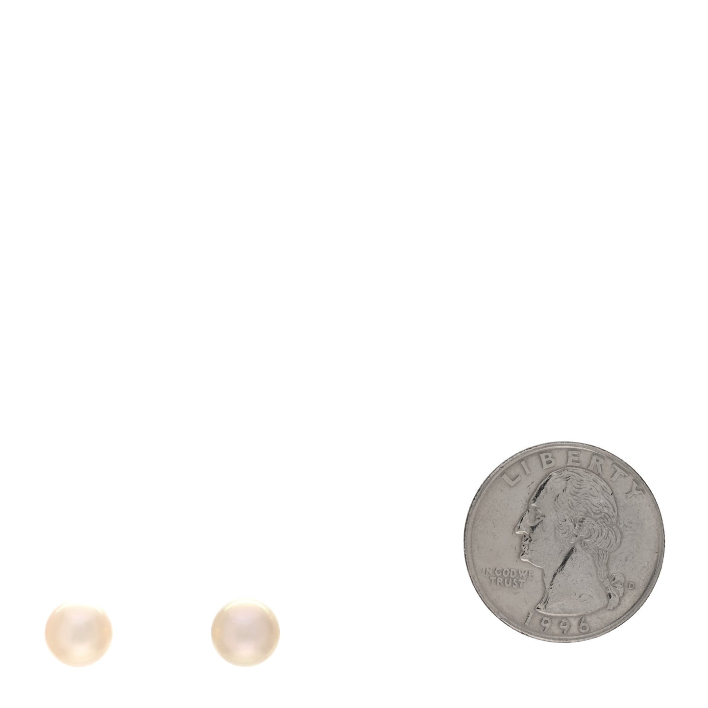 18K Yellow Gold Akoya Pearl 8-8.5mm Stud Earrings