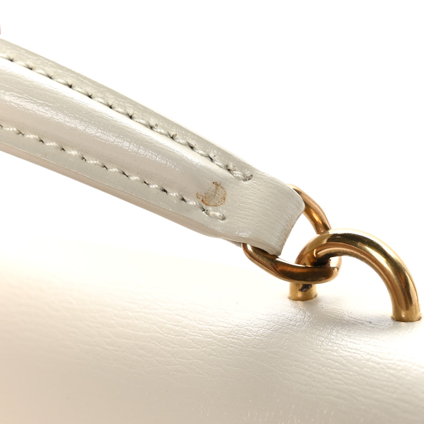 Calfskin Monogram Sunset Chain Wallet Crema Soft