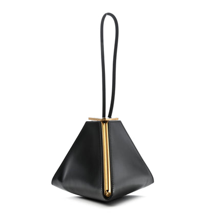 Bottega Veneta Calfskin Pyramid Bag Black 1 of 6