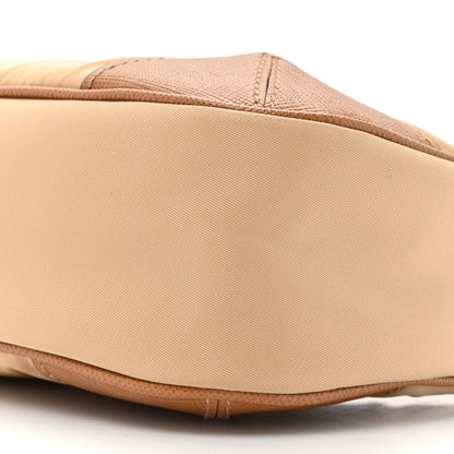 Prada Nylon Saffiano Re-Edition 2005 Shoulder Bag Camel Caramel 8 of 9