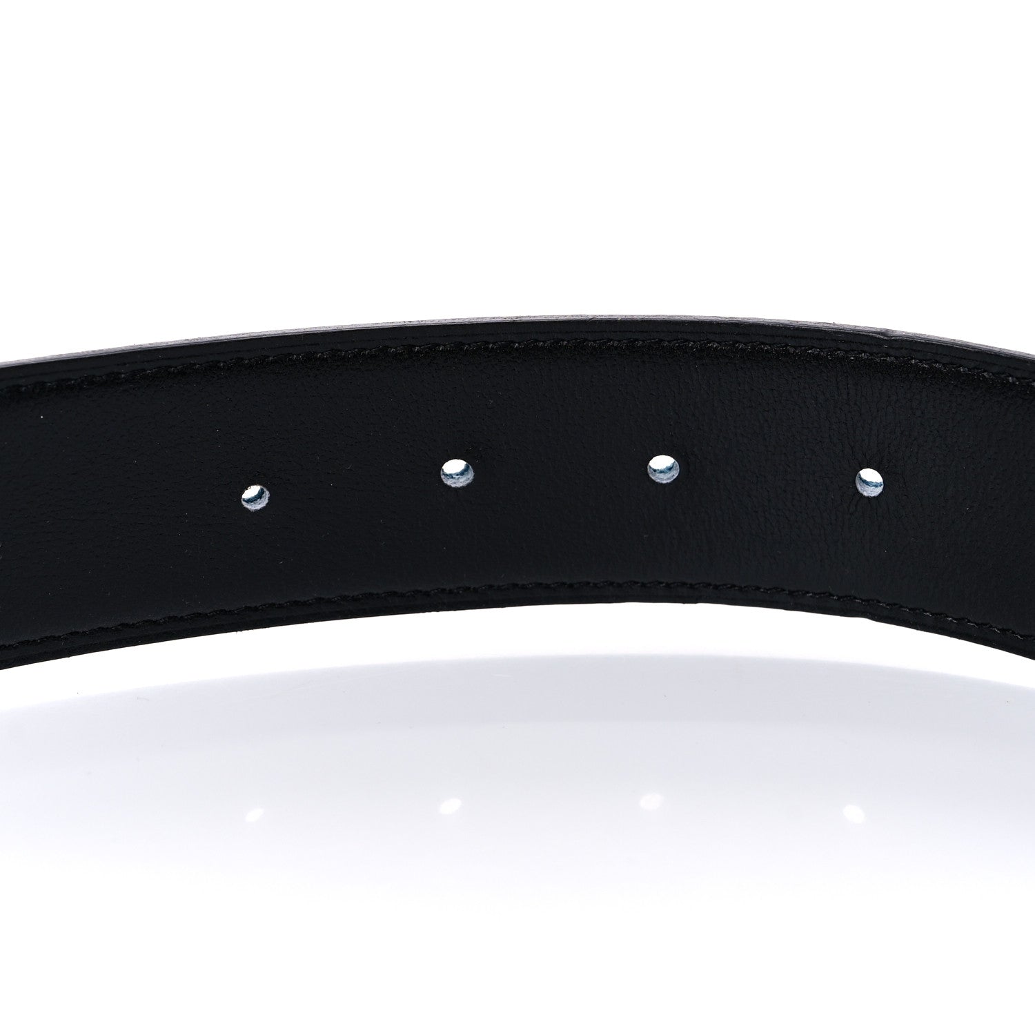 Hermes 135 Togo 38mm Constance H Belt 100 Black Bleu Ocean 3 of 6