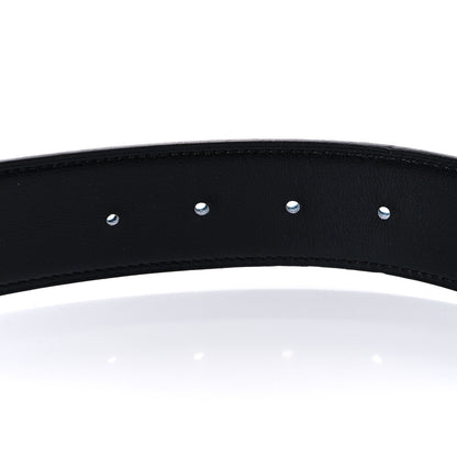 Hermes 135 Togo 38mm Constance H Belt 100 Black Bleu Ocean 3 of 6