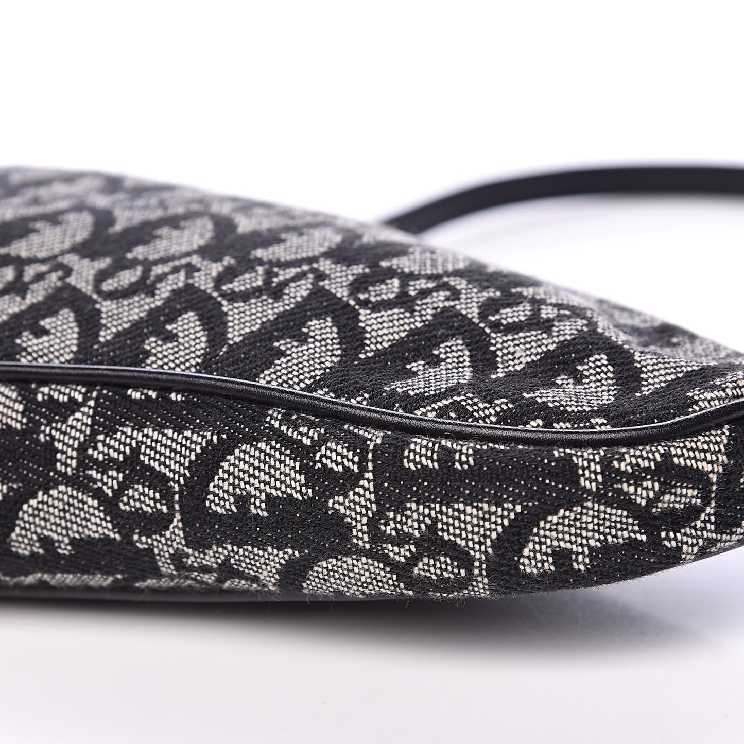 Monogram Mini Saddle Pochette Black