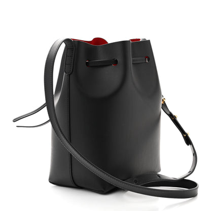 Mansur Gavriel Calfskin Mini Bucket Bag Black Flamma 3 of 10