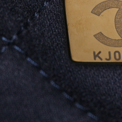 Chanel Shiny Calfskin Quilted Small Chanel 22 Navy 8 of 12