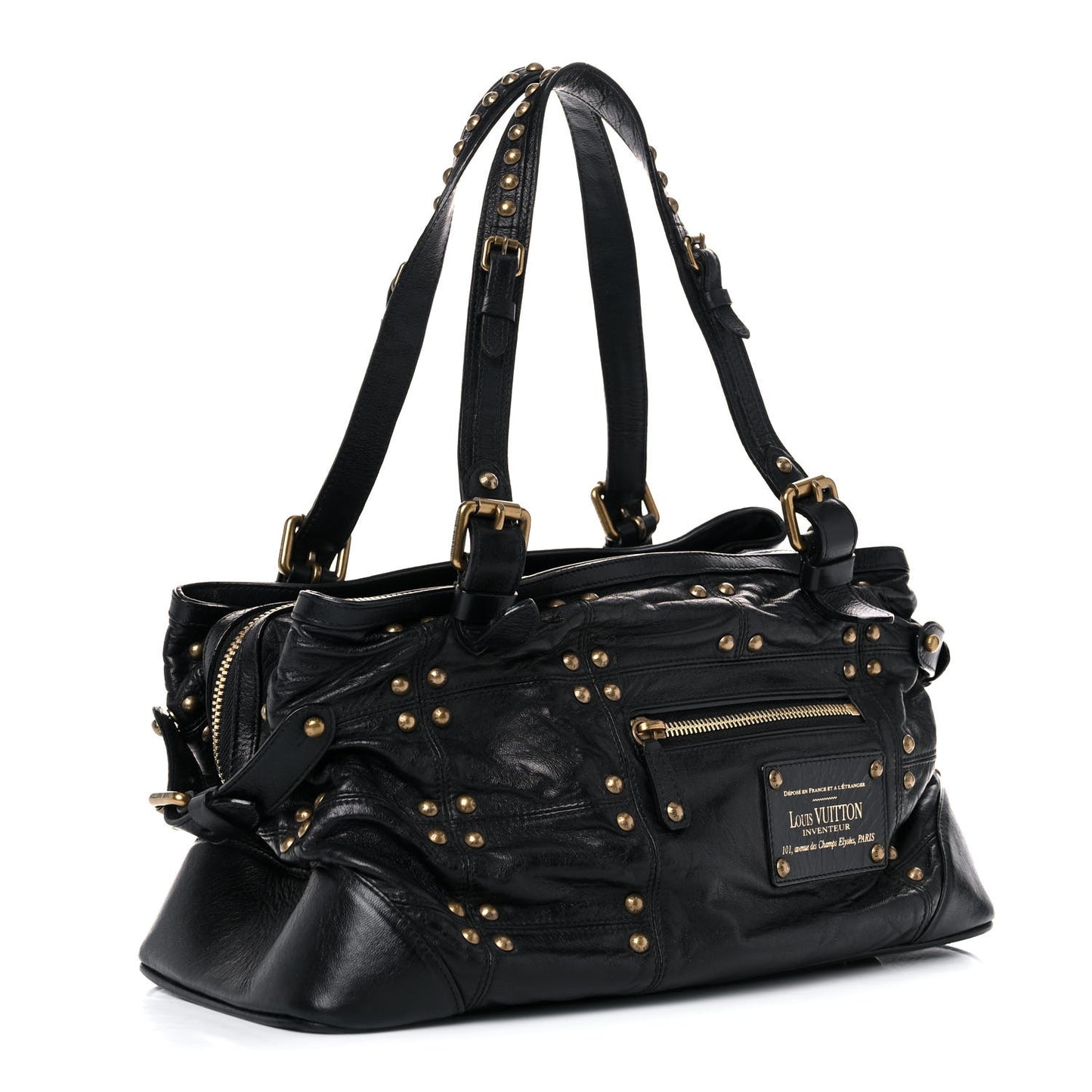 Lambskin Riveting Black