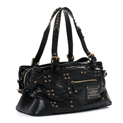 Louis Vuitton Lambskin Riveting Black 3 of 20