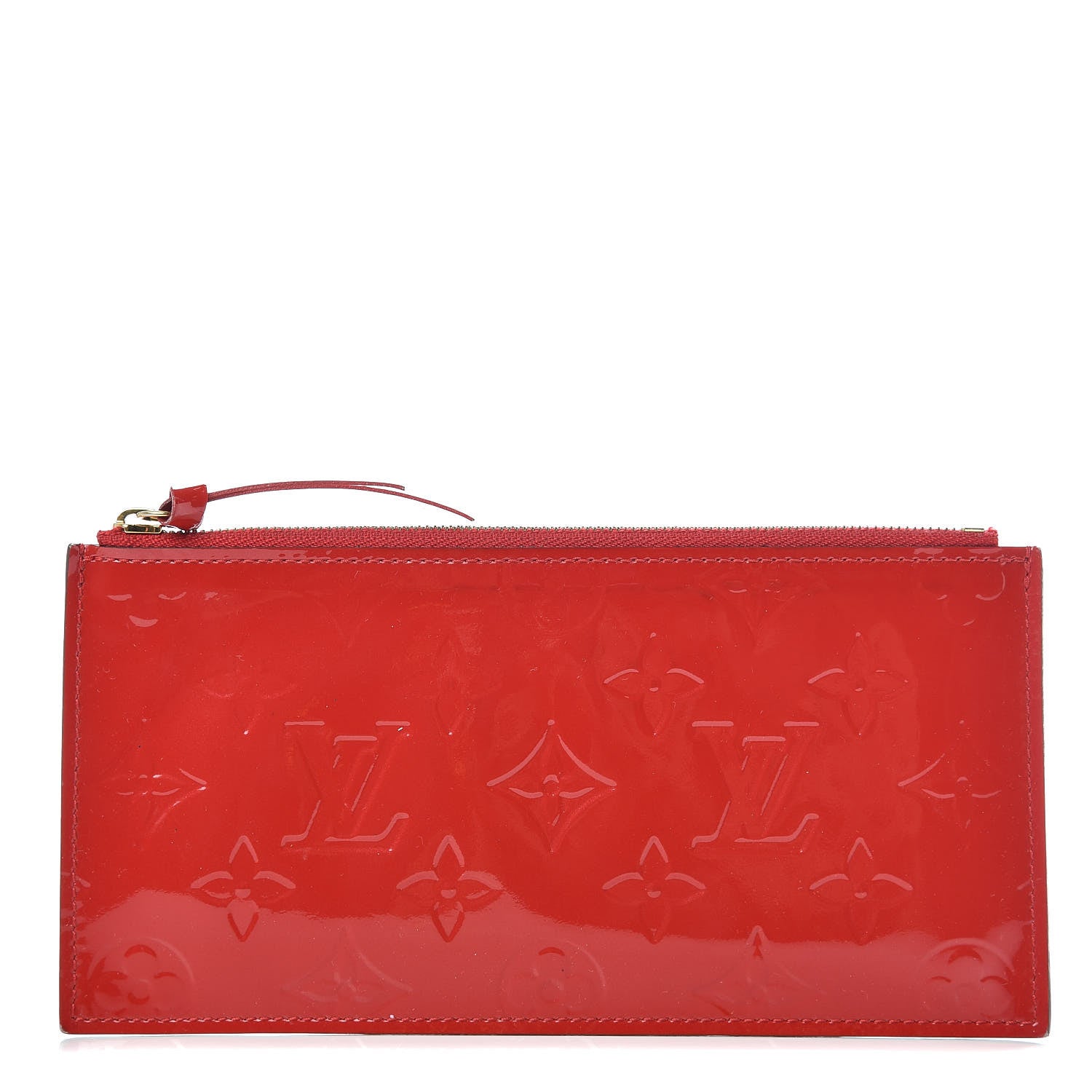 Louis Vuitton Vernis Felicie Chain Wallet Zippered Insert Cherry 1 of 6