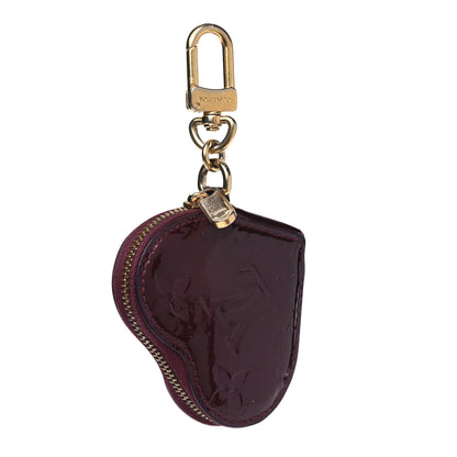 Louis Vuitton Vernis Coeur Heart Coin Purse Amarante 2 of 8
