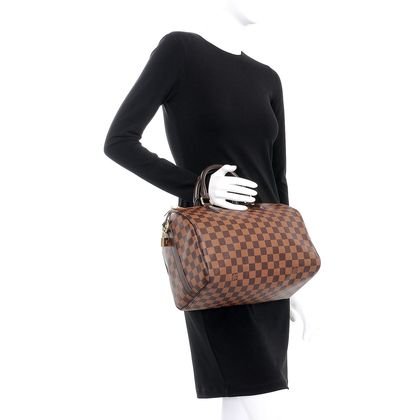 Damier Ebene Speedy Bandouliere 30