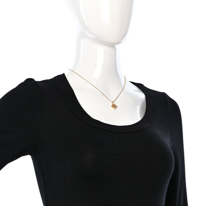 Buccellati 18K Yellow Gold Mother of Pearl Small Opera Tulle Pendant Necklace 3 of 5