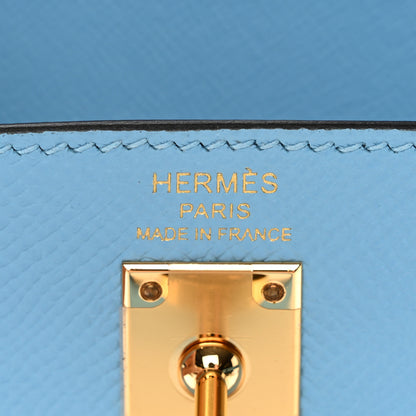 Hermes Epsom Kelly Sellier 25 Celeste 6 of 11