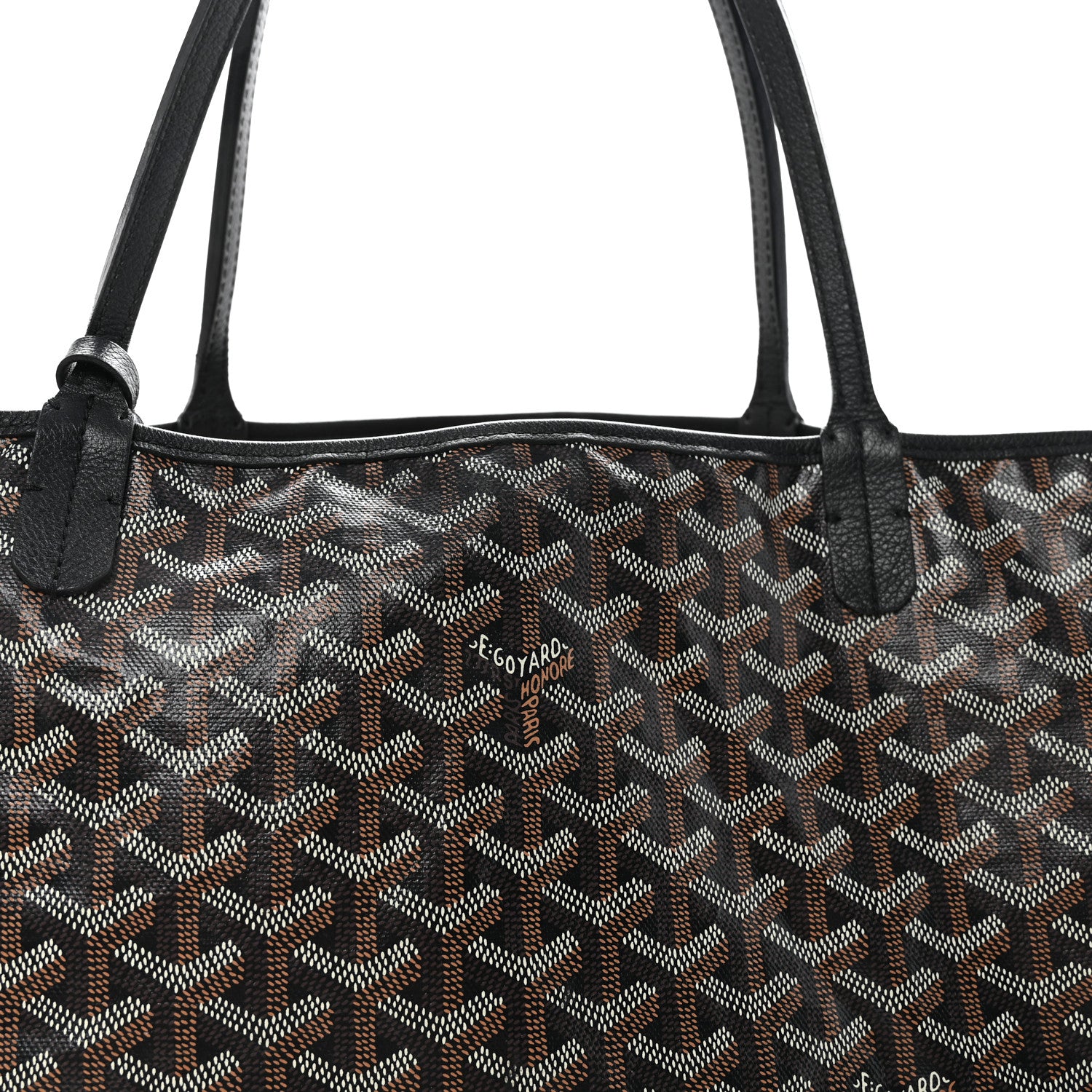 Goyard Goyardine Saint Louis GM Black Black 7 of 9