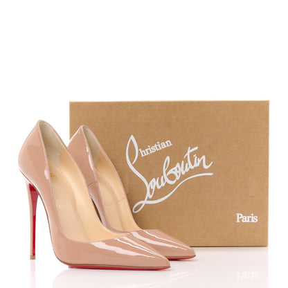Christian Louboutin Patent So Kate 120 Pumps 38 Nude 11 of 11