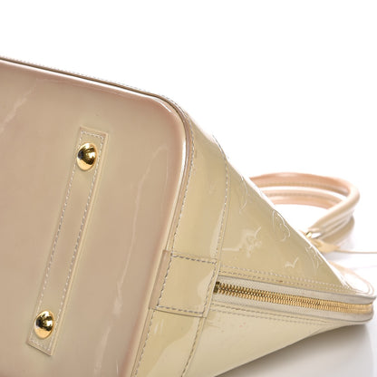 Louis Vuitton Vernis Alma GM Blanc Corail 13 of 17