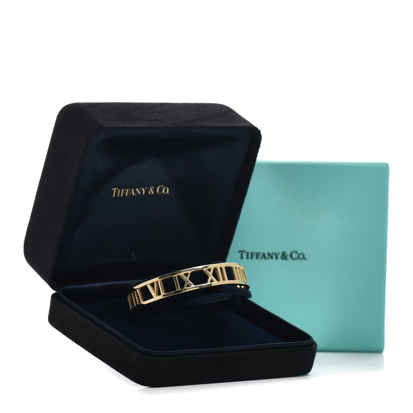 18K Yellow Gold Atlas Open Cuff Bracelet