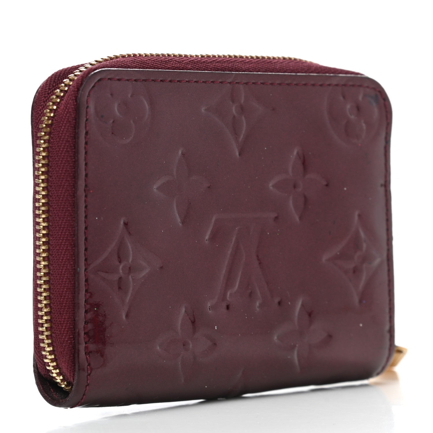 Louis Vuitton Vernis Zippy Coin Purse Wallet Rouge Fauviste 3 of 11