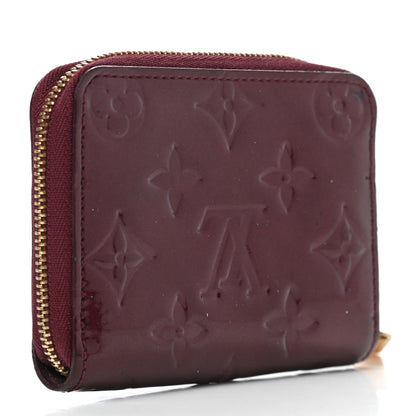 Louis Vuitton Vernis Zippy Coin Purse Wallet Rouge Fauviste 3 of 11