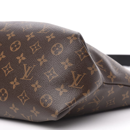 Louis Vuitton Monogram Flower Zipped Tote MM Black 9 of 9
