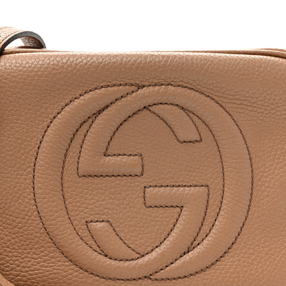 Gucci Pebbled Calfskin Small Soho Disco Bag Camelia 8 of 11