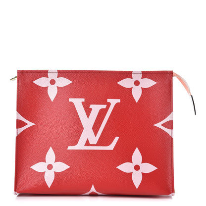 Louis Vuitton Monogram Giant Toiletry Pouch 26 Rouge 1 of 8